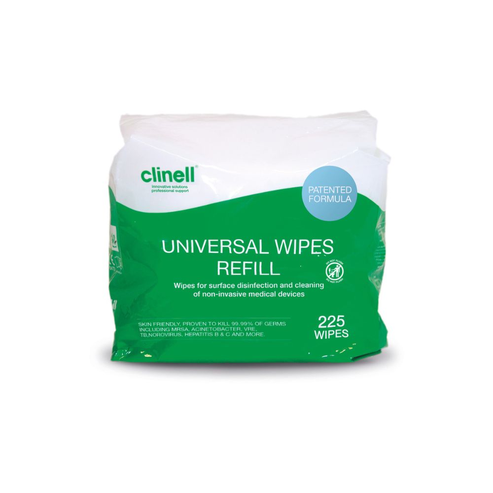 Clinell Universal Wipes Tub med 225 st