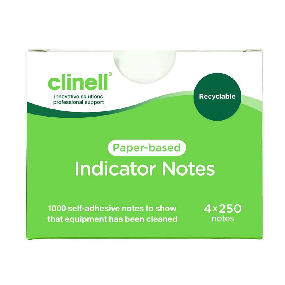 Clinell Indicator Notes Grön låda med 4 x 250 anteckningar