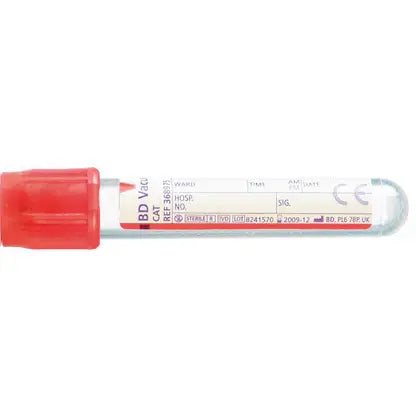 BD Vacutainer 4 ml röda serumblodprovsrör