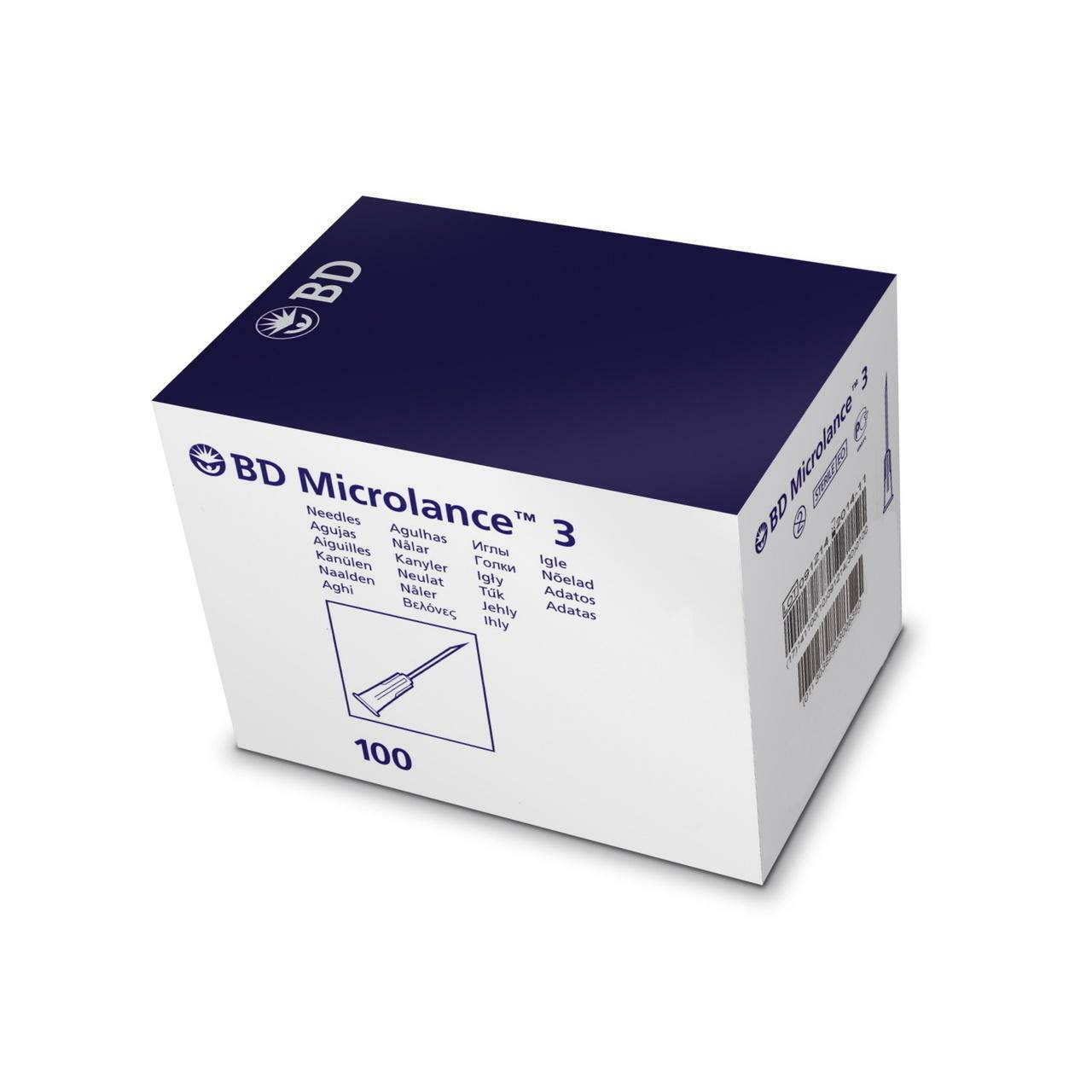 30 g gula 0,5 tum BD Microlance nålar