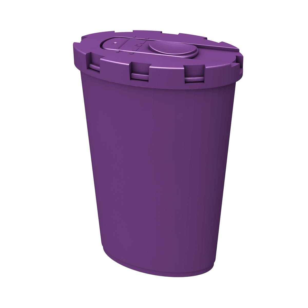 0,3 liters Purple Compact Sharps Bin