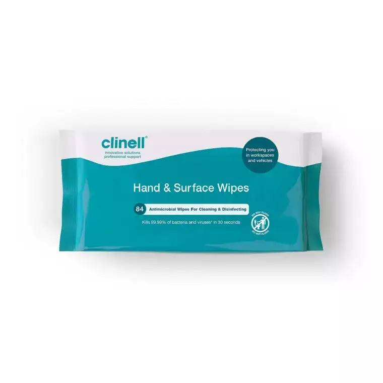 Clinell hand- och ytservetter paket med 84 st