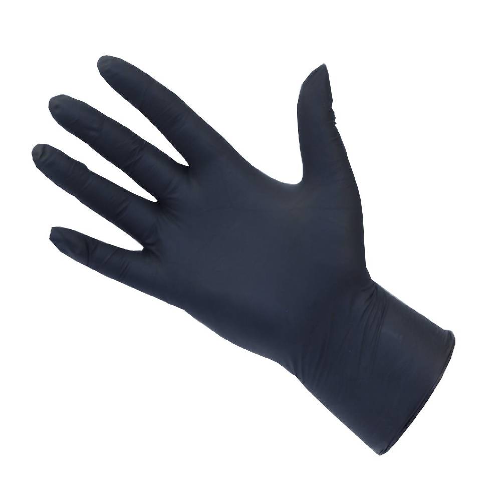 PRO UltraFLEX Black Nitrile Handskar Box med 100 st