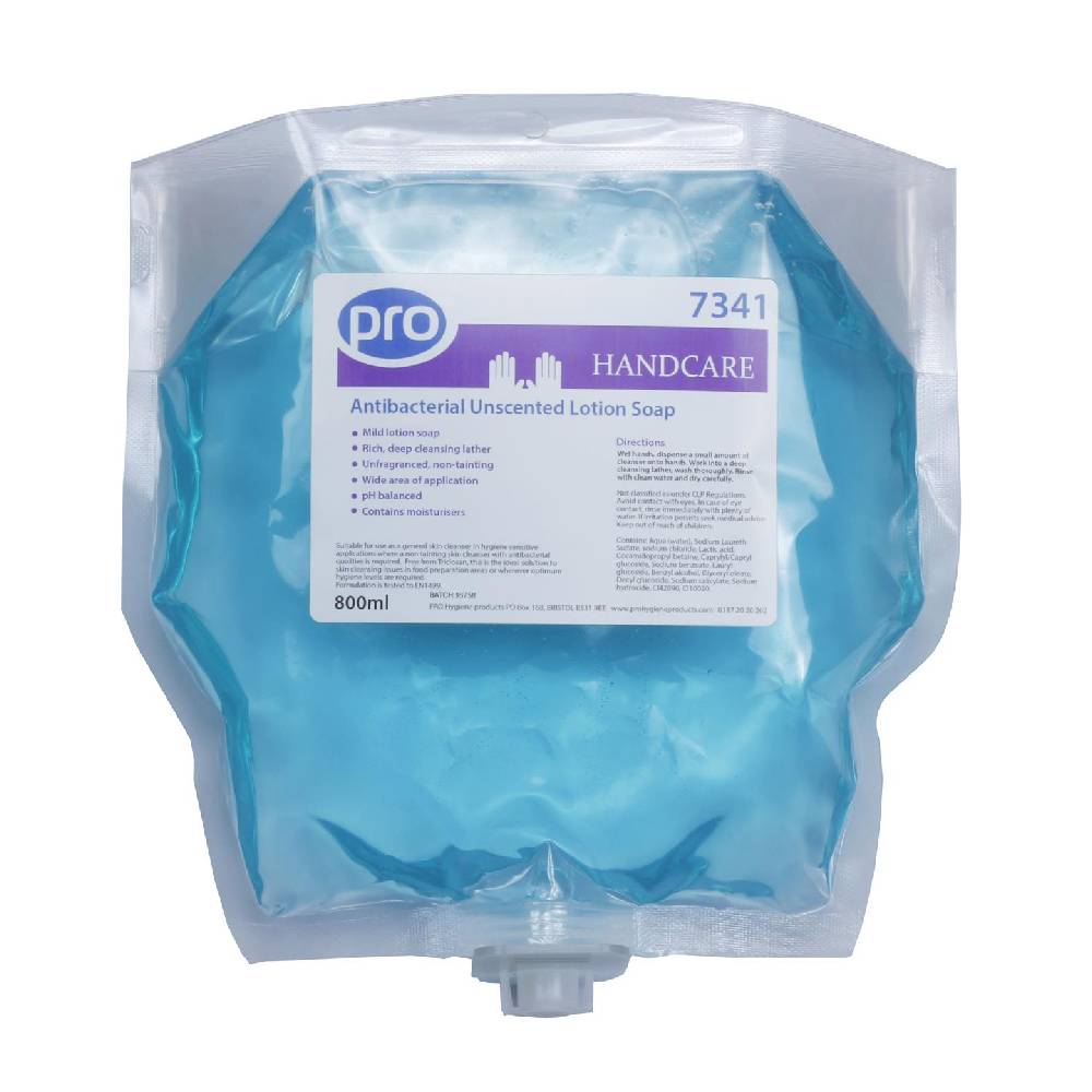 PRO Antibakteriell Oparfymerad Lotion Tvål 800ml