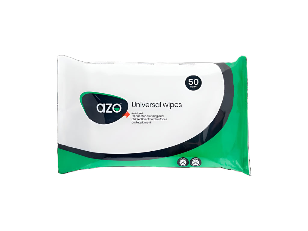 Azo Universalrengörings- och desinfektionsservetter 50-pack