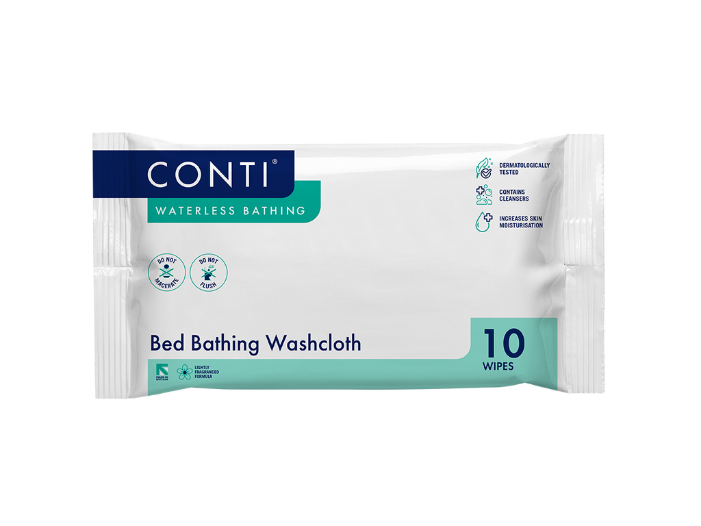 Conti® Bed Bad Tvättlapp Doftfri 10 dukar