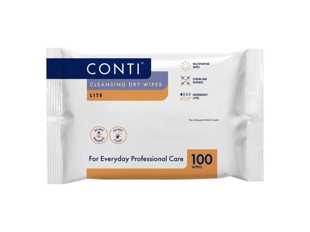 Conti Cleansing Dry Wipes Lite Litet paket med 100 stycken