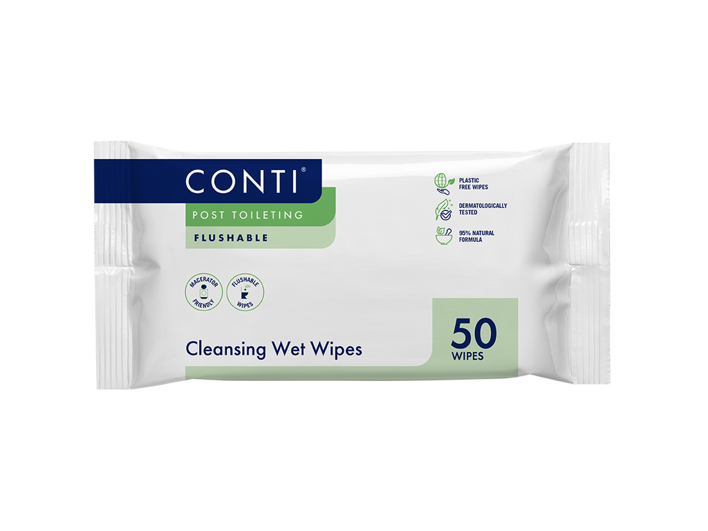 ContiPost Toileting Wet Wipes Doftfria 50 Wipes