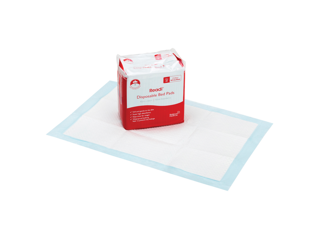 40 cm x 60 cm Readi engångssängdynor Sap 700 ml x 25 dynor