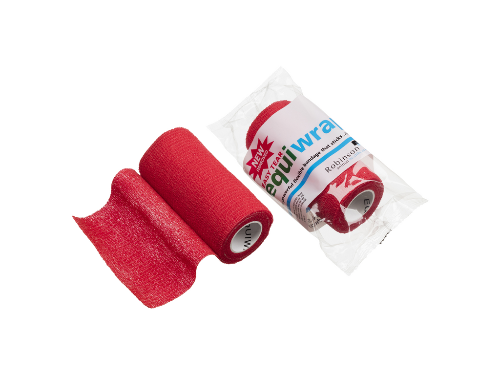 10cm x 4,5m Equiwrap Cohesive Bandage Röd