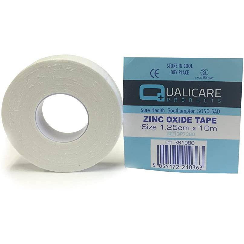 1,25 cm x 10 m zinkoxidtejp