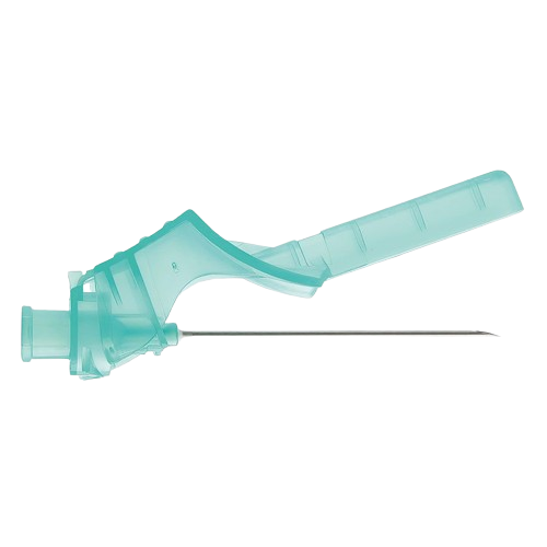 21g grön 1 tums Terumo Agani säkerhetsnål