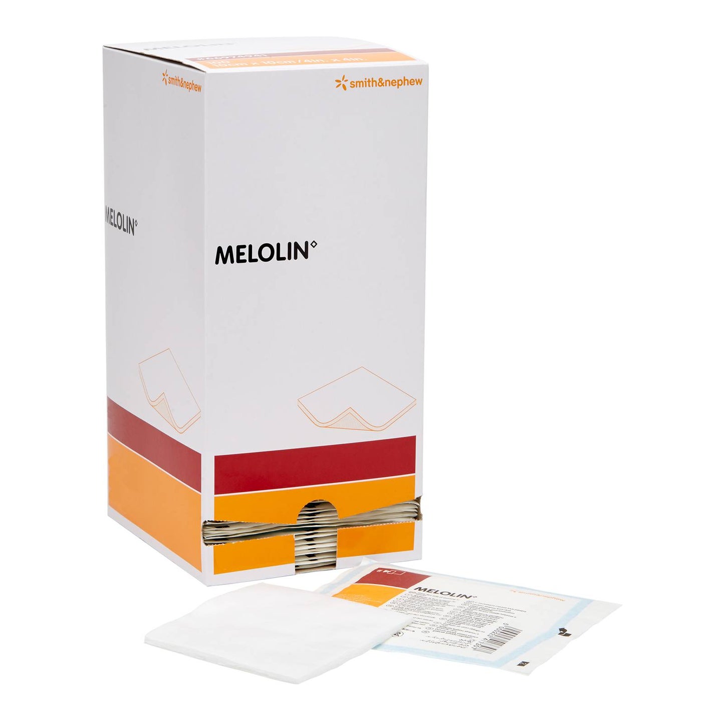 10cm x 10cm Melolin Lågvidhäftande, absorberande sterila förband