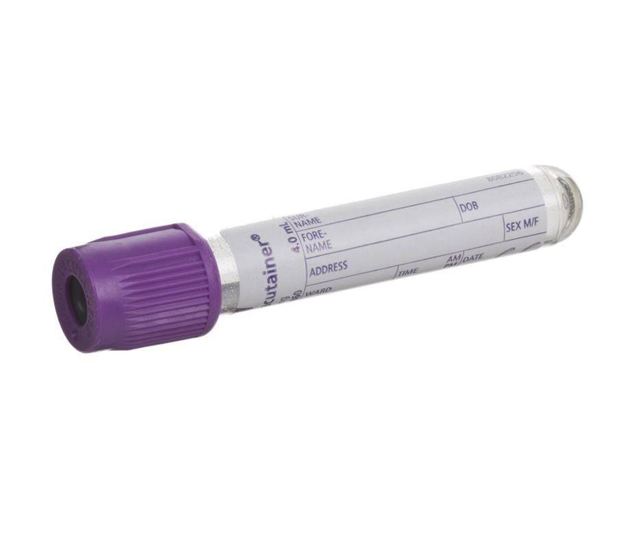 BD Vacutainer 4ml EDTA K3 lavendelblodprovtagningsrör