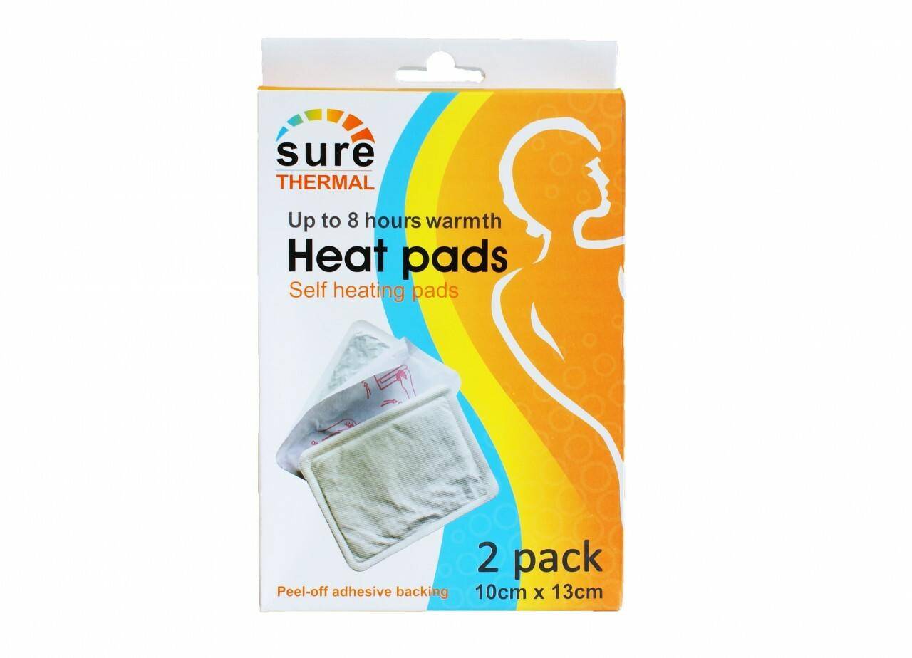 2 x Self Heating Heat Pads - UKMEDI