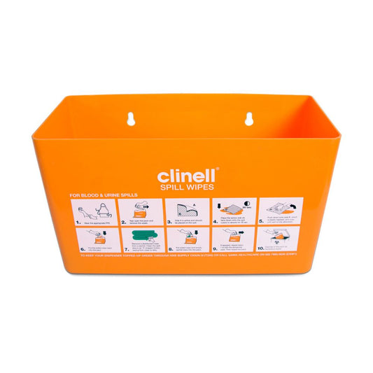 Clinell Orange Spillservetter Dispenser