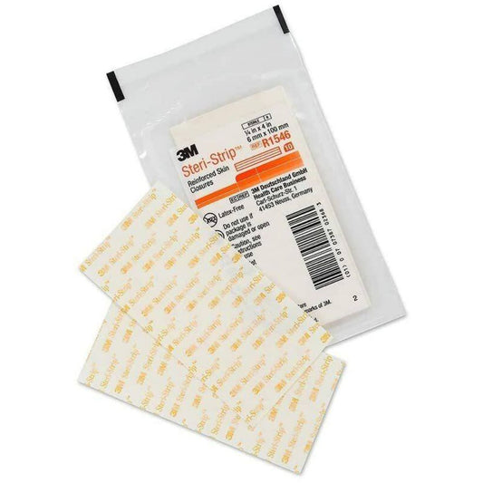 3M Steri-Strip 6 mm x 100 mm förstärkta hudförslutningar (pack 10)