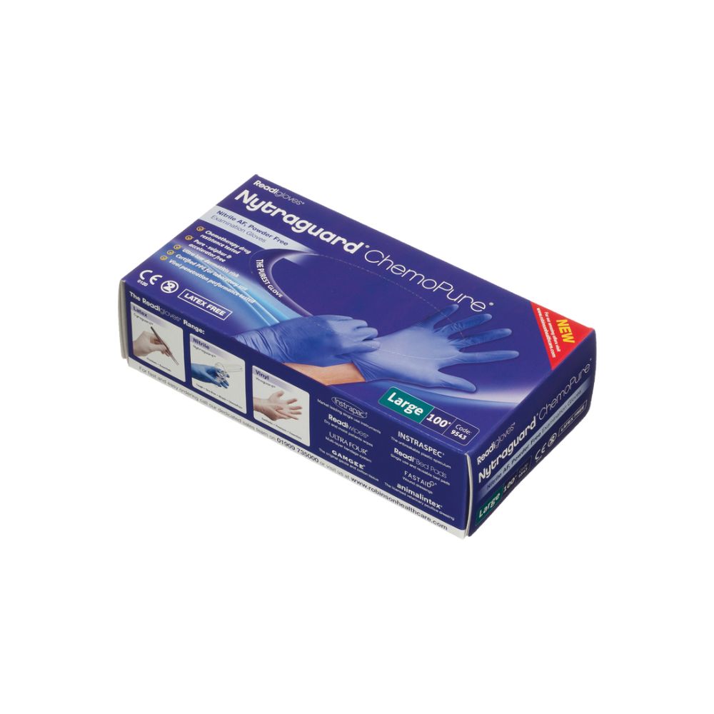Nytraguard Chemopure Nitrile Handskar Box med 100 st