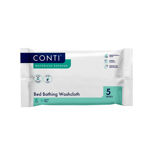 Conti Bed Bad Tvättlapp Doftfri 5 Dukar