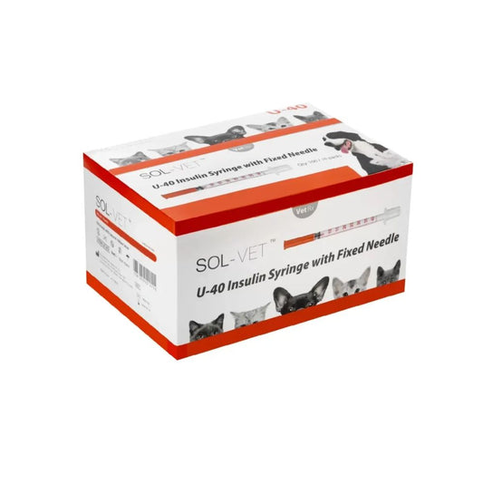 Sol-Vet 1 ml 29g x 0,5 tum U40 spruta med fast nål