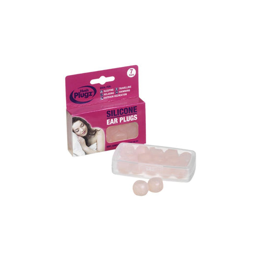7 Par UKMEDI Silikonöronproppar Rosa