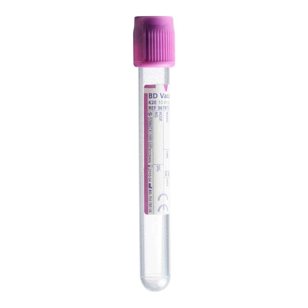 BD Vacutainer 6ml K2E EDTA lavendelbloduppsamlingsrör