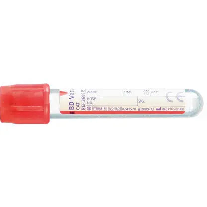 BD Vacutainer 4 ml röda serumblodprovsrör