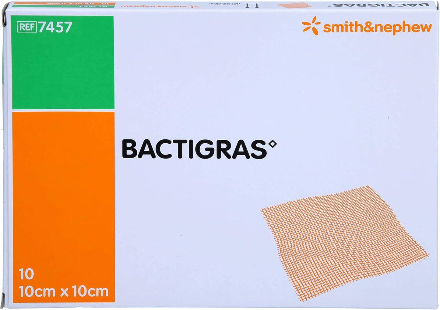 10cm x 10cm Bactigras sårförband