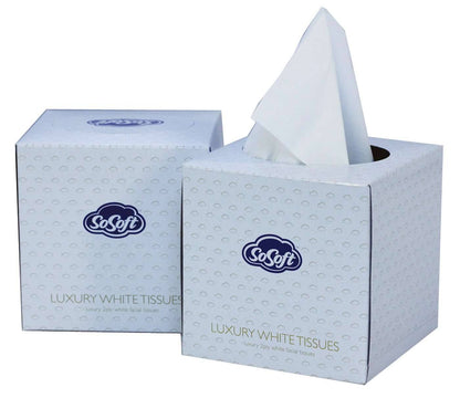 SoSoft Luxury Cube Tissues Box med 70 st