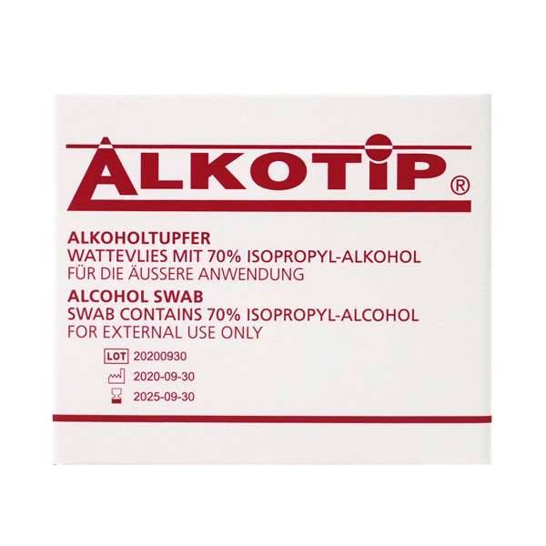 Alkotip 70% Pre-injection alkoholpinnar Förpackning med 250 stycken