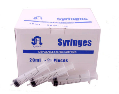 20 ml Agriject spruta Luer Slip Side Tip