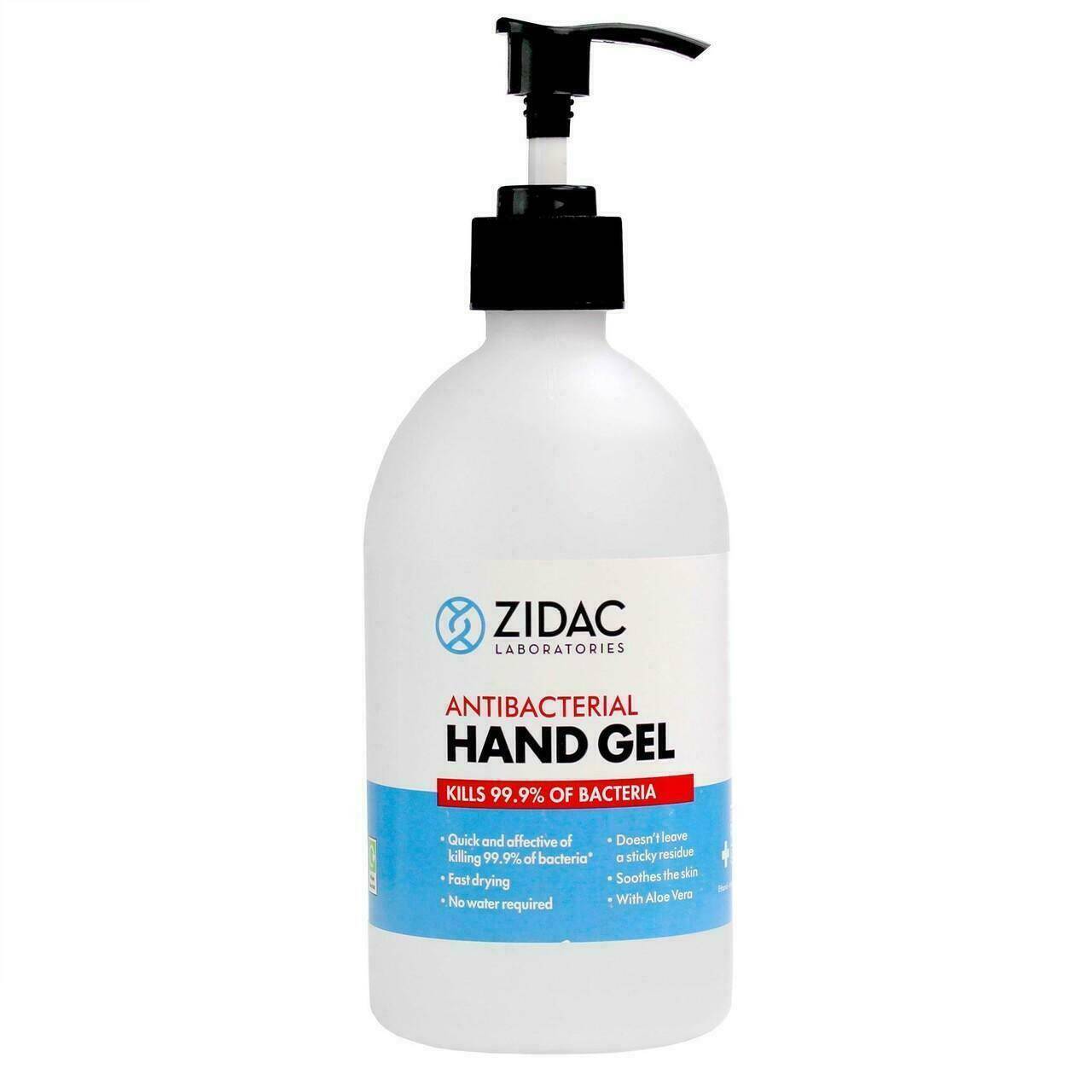 Zidac 70 % alkohol handdesinfektionsmedel - 500ml pumptopp