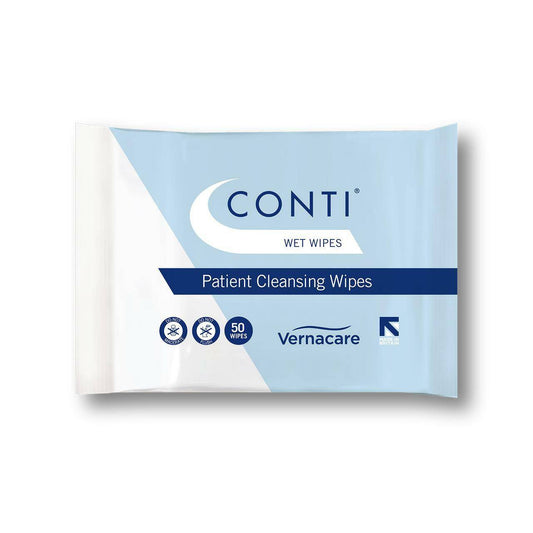 Conti våtservetter 29,5 cm x 22 cm hudrengöringsservetter x 50