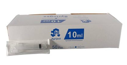 10 ml Agriject spruta Luer Slip Side Tip