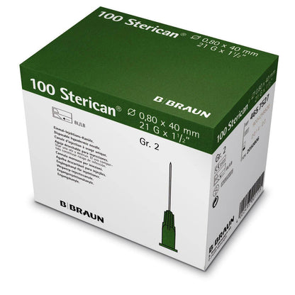 21g Green 1.5 inch BBraun Sterican Needles - UKMEDI