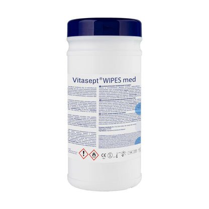 Vitasept Wipes Med Tub 150