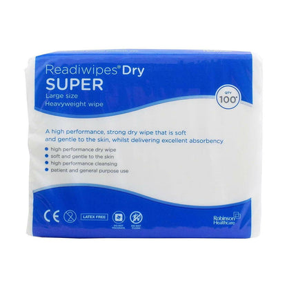 Readiwipes Dry Super Large (pack 100)