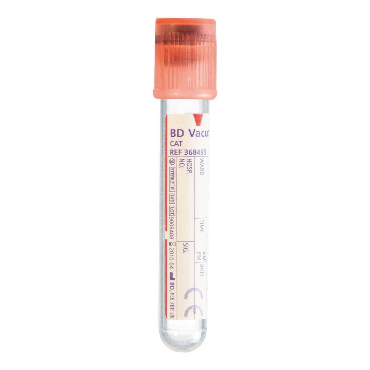 BD Vacutainer Tube Serum 6ml Röd blodprovtagningsrör