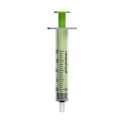 2,5 ml Nevershare Green Luer Slip-sprutor