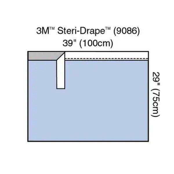 3M Steri-Drap självhäftande handduksduk 100cm x 75cm