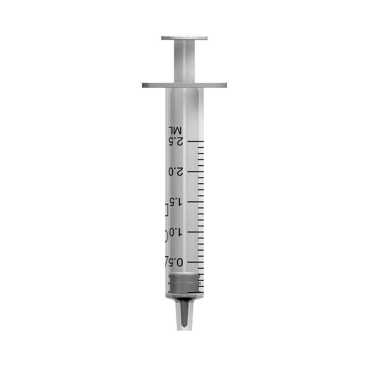 2,5 ml Reduced Dead Space spruta Luer Slip