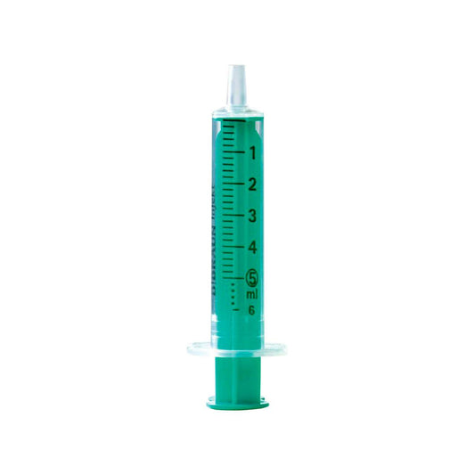 5 ml BBraun silikonoljefri injektionsspruta