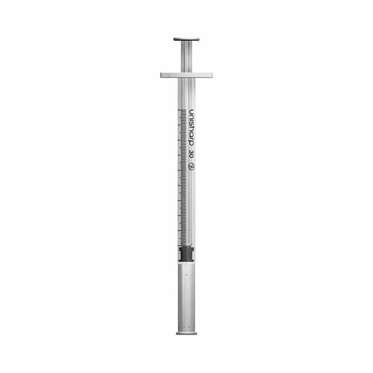 1 ml 0,5 tum 29g Unisharp spruta och nål u100