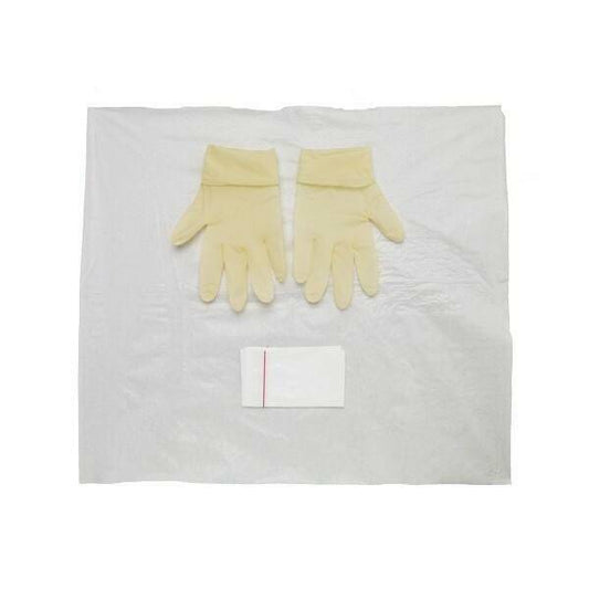 Polyfield Dressing Aid Vit - Stora latexhandskar