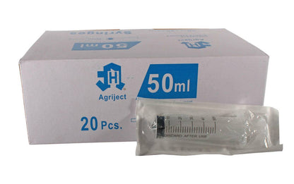 50 ml Agriject spruta Luer Slip Side Tip