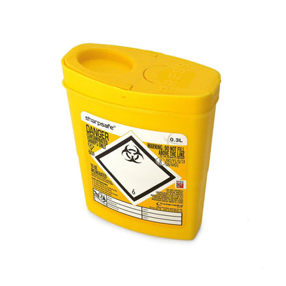 Frontier 0,3 liter Sharpsafe Yellow Sharps Bin