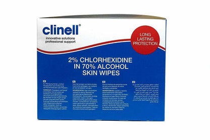 Clinell 2 % klorhexidin i 70 % alkohol hudservetter x 200