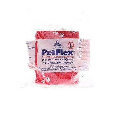 Petflex Bandage Röd 7,5cm