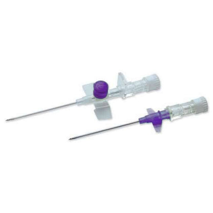 26g Violet 0,75 tum Terumo Versatus bevingad och portad IV-kanyl