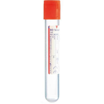 BD Vacutainer 10ml Serum röda blodprovtagningsrör